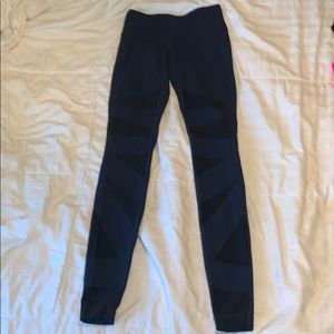 Lululemon cut out mesh leggings